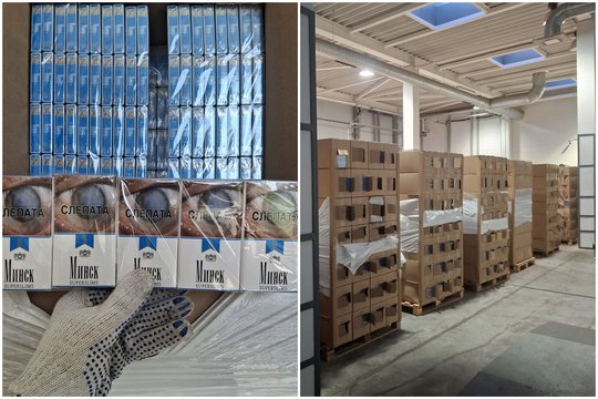 Ties Kryžkalniu muitinės kriminalistai sulaikė didžiausią šiemet cigarečių siuntą – verta apie 2,4 mln. eurų