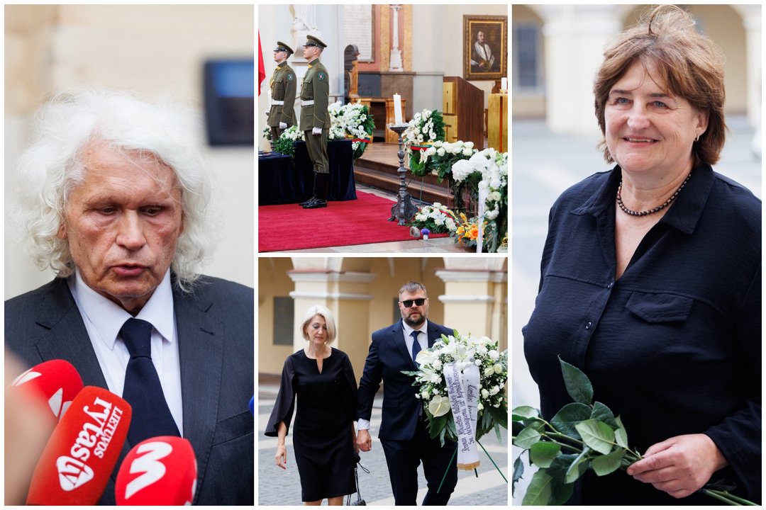 Kazimirai Prunskienei – paskutinė pagarba: atsisveikinti renkasi artimieji, bičiuliai ir buvę kolegos