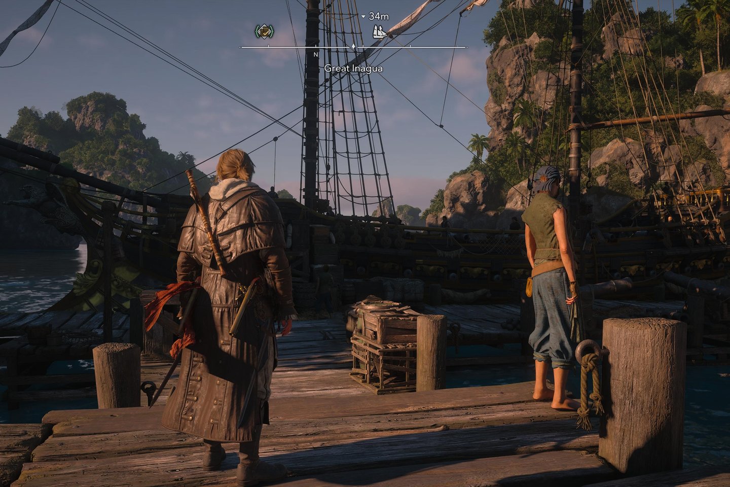 „Assassin‘s Creed Black Flag“ žaidimo akimirka.<br> Ekrano nuotr.