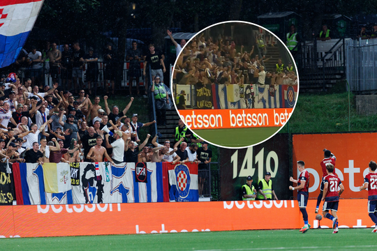 „Žalgirio“ ir „Hajduk“ rungtynėse – itin neįprasta vėliava