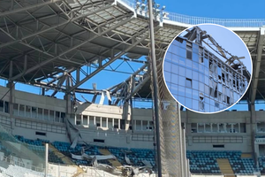 Rusų dronų smūgiai sujaukė Ukrainos futbolą: sužeisti 2 žmonės, nukeltos rungtynės