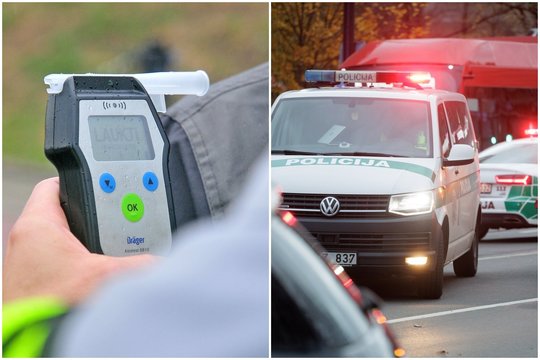 Girto vairuotojo BMW Vilniuje trenkėsi į kelio ženklą – vairuotojas nieko nelaukdamas spruko iš avarijos vietos