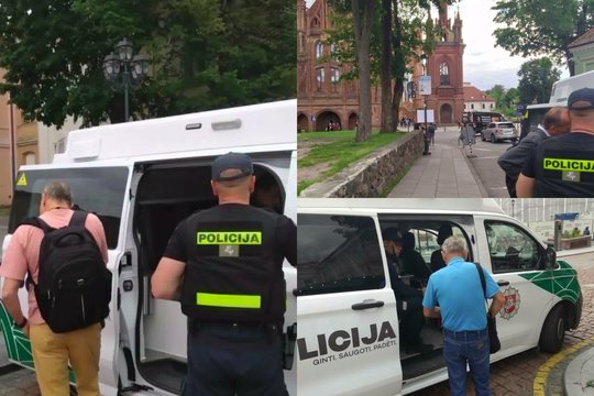 Vilniaus senamietyje – nelegalių gidų medžioklė: policija pričiupo tris užsieniečius
