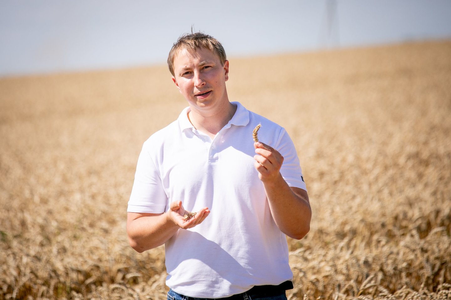 Įmonės „Agrokoncernas“ sėklų produktų grupės vadovas Simonas Meškauskas.