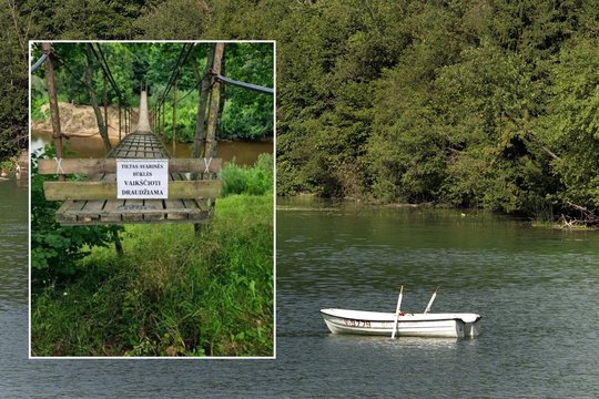 Pavojingu tiltu uždraudė vaikščioti, tačiau žmonės ir toliau rizikuoja: „Nuplėšia užtvaras ir vis tiek eina“