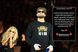 Iš Dominyko Dirksčio – jautri žinutė mylimam žmogui: „Visada būsiu šalia“
