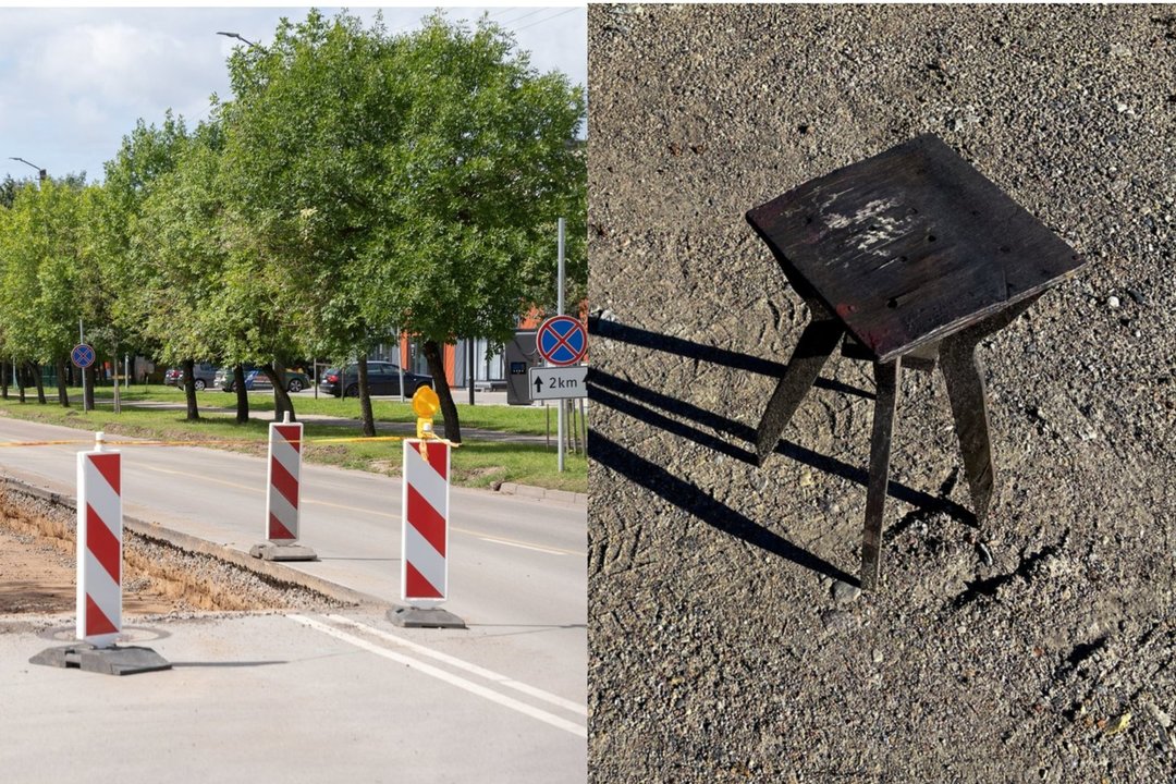 Nei suolų, nei pastogių – be patogumų palikti kauniečiai parodė išradingumą: manė, kad pavogs