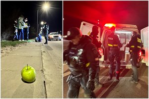 Per sulaikymą Širvintose nukentėjo du pareigūnai
