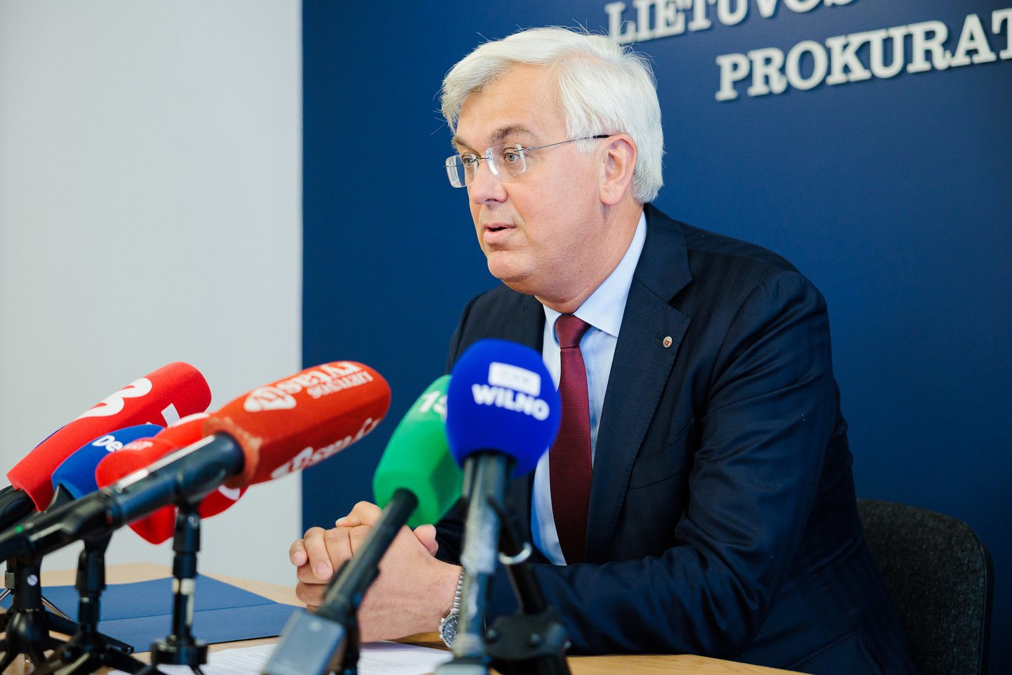 Prokuroras J. Laucius paskelbė, kokie įtarimai pareikšti kunigams.<br> J. Elinsko/ELTA nuotr.