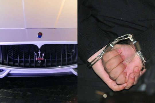 Nuo policininkų nepabėgo net ir su „Maserati“: jėga išlaipintas pasimatavo antrankius ir girtėjo akyse