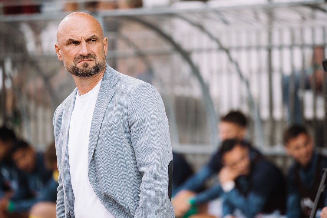 Ž. Sopičius po pralaimėtų rungtynių su „Dinamo“: „Būtent to ir noriu iš savo komandos“