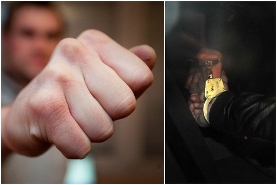 Sumušęs moterį girtas klaipėdietis puolė mušti ir jo sulaikyti atvažiavusį policininką