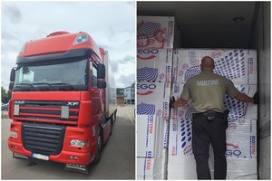Netoli Kauno muitininkams įkliuvo latvis, vilkiku gabenęs 2 mln. eurų vertės nelegalias cigaretes
