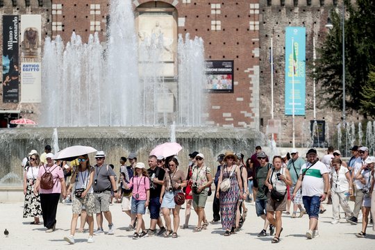 Italija patiria ilgiausią šiais metais karščio bangą