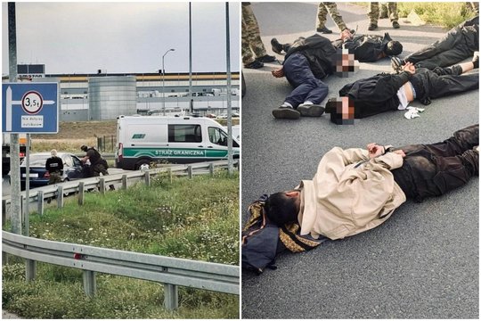Per Lietuvą slapta prasmukusius migrantus lenkų pareigūnai sučiupo Vokietijos pasienyje – sulaikyti ir du vedliai