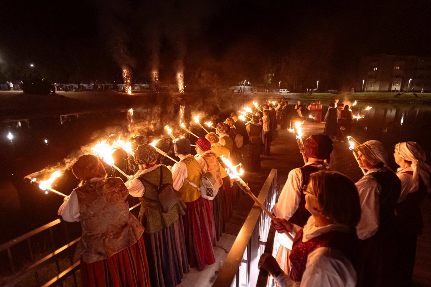 Duonos ir ugnies festivalio akimirka.<br>Prienų kultūros ir laisvalaikio centro archyvo nuotr.