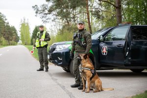 Lietuvos kinologai Latvijoje padėjo sulaikyti 55 neteisėtus migrantus