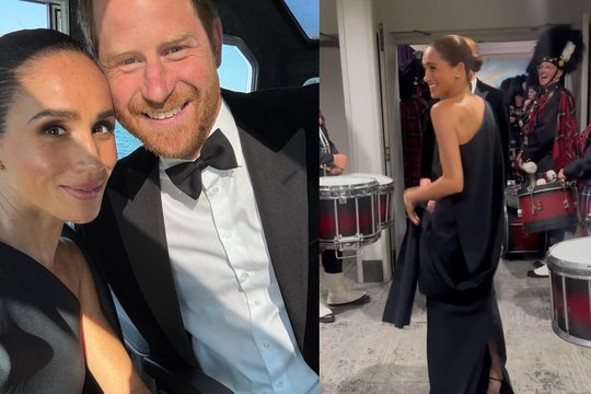 Prabangiame vakare dėmesį kaustė Meghan Markle įvaizdis: jame – ir ypatinga detalė