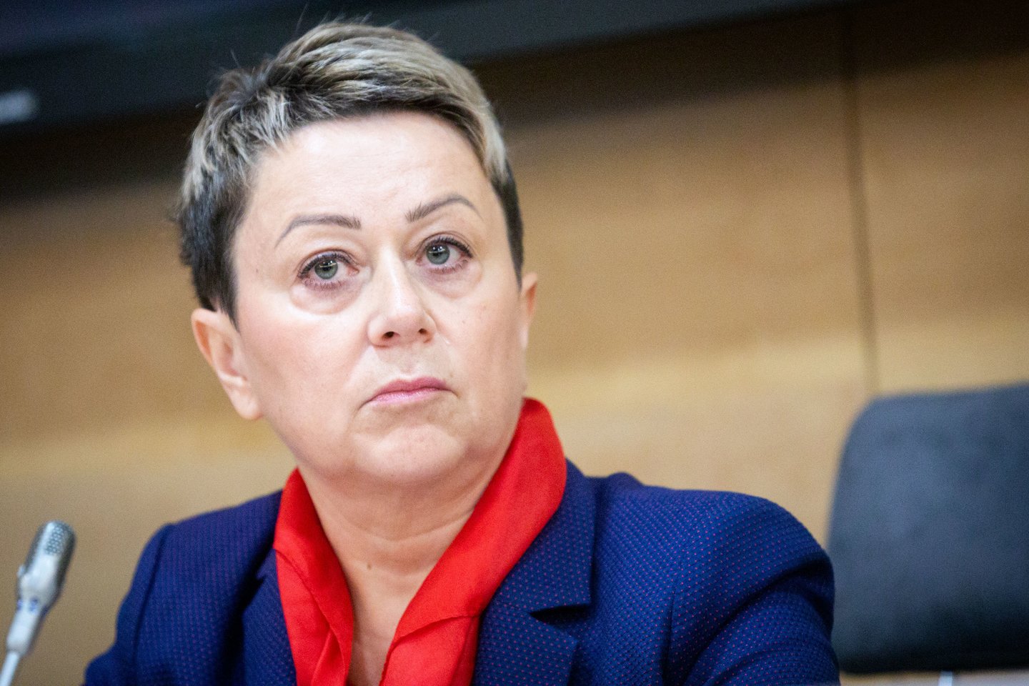 Lietuvos teisėsaugos pareigūnų federacijos profesinės sąjungos pirmininkė Loreta Soščekienė. <br>M. Morkevičiaus/ELTA nuotr.