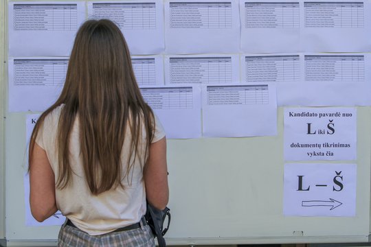 Prasideda antrasis papildomo priėmimo etapas: liko per 200 valstybės finansuojamų vietų