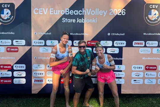 M. Paulikienė ir A. Raupelytė įveikė olimpinės prizininkės vedamą Šveicarijos duetą ir žengė į ketvirtfinalį