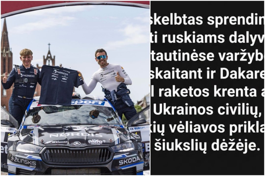 Vaidotą Žalą supykdė žinia, kad Dakare galės puikuotis rusai – jų vėliavai žino „šiukšliną“ vietą