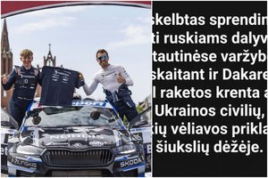 Vaidotą Žalą supykdė žinia, kad Dakare galės puikuotis rusai – jų vėliavai žino „šiukšliną“ vietą
