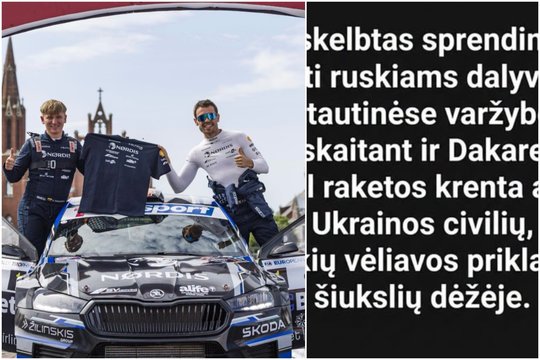 Vaidotą Žalą supykdė žinia, kad Dakare galės puikuotis rusai – jų vėliavai žino „šiukšliną“ vietą