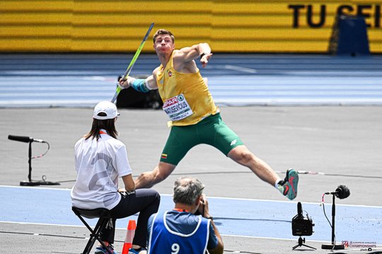 Ieties metimo finale – E. Matusevičius: iš ko jis sieks atimti Europos medalį