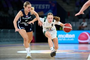 U16 merginų rinktinė nusileido Slovėnijos krepšininkėms
