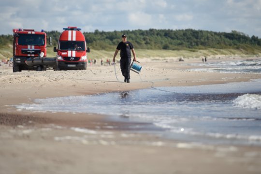 Tragedija Palangoje – jūroje prie tilto nuskendo jaunuolis