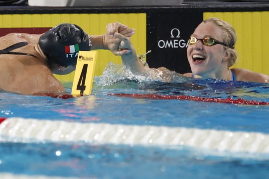 Auksinis Rūtos Meilutytės plaukimas Paryžiuje – tapo Europos čempione