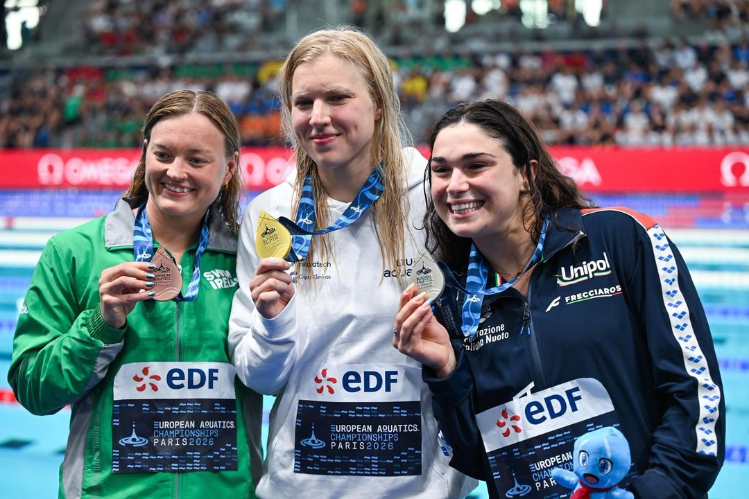 Absurdas: arenoje po R. Meilutytės triumfo – rusiška muzika