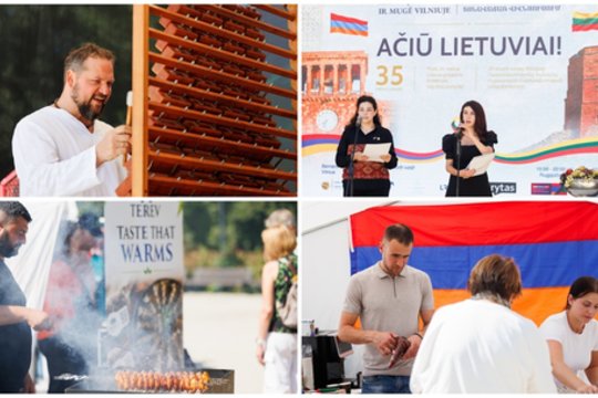 Armėnų tautos festivalyje – tradicinis maistas, gėrimai ir ritualai: Lietuvą laiko ypatinga istorijos dalimi