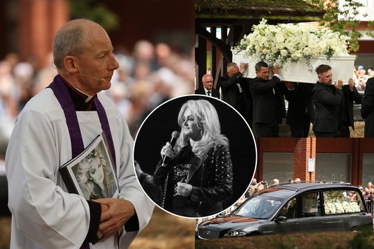 Šimtai gerbėjų Velse atsisveikino su atlikėja Bonnie Tyler