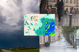 Sinoptikė įspėja dėl artimiausių dienų ir praneša, kada orai kiek pasitaisys