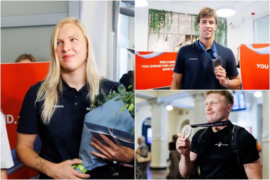 Aiškios premijos sumos, kurios papildys R. Meilutytės, M. Aleknos ir T. Navikonio sąskaitas