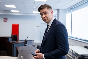 M. Sinkevičius apie LSDP diskusijas dėl K. Vilkausko: neturėtų būti užprogramuotas tolesnis konfliktas