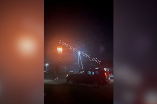 Užfiksavo vaizdus iš Maskvos srities: paleisti 620 dronų