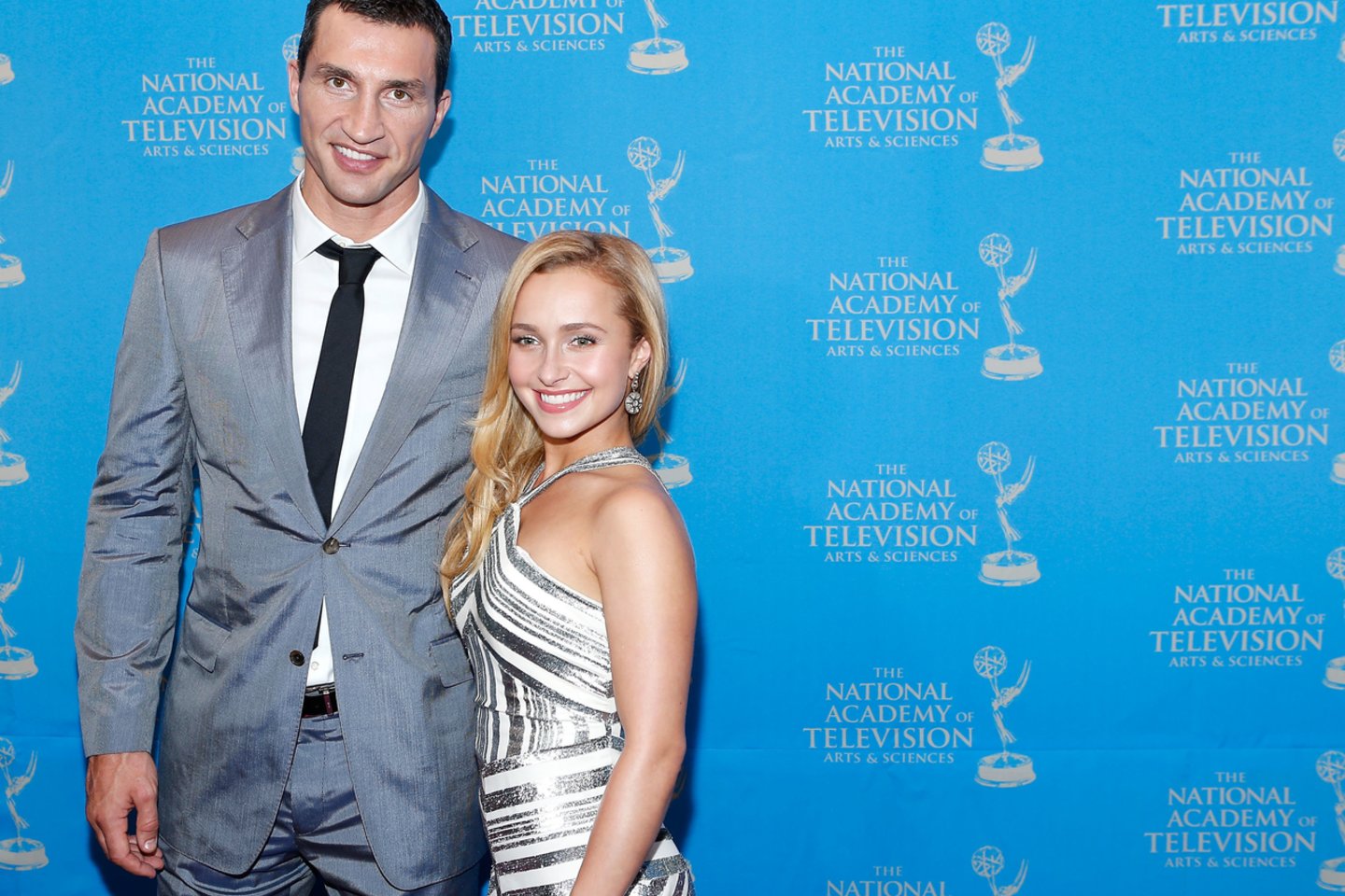 Volodymyras Klyčko ir Hayden Panettiere.<br>AFP/Scanpix nuotr.