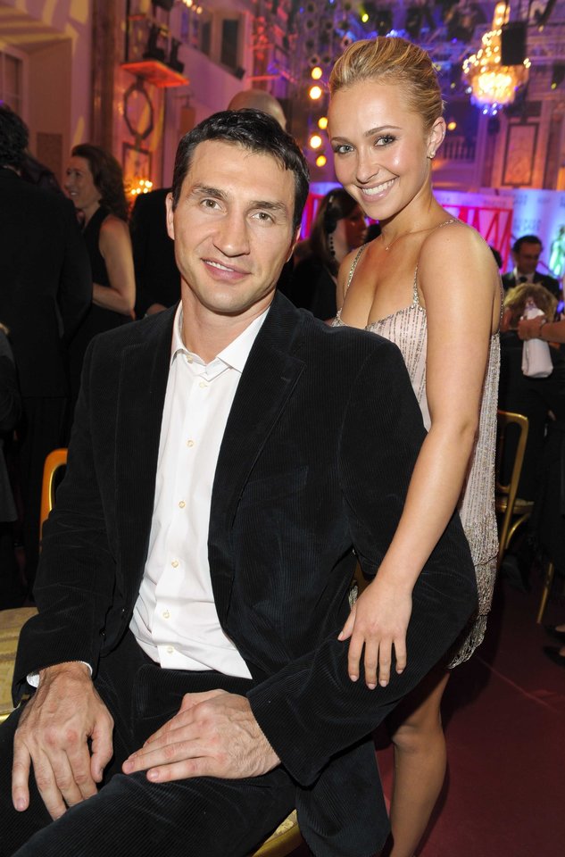Volodymyras Klyčko ir Hayden Panettiere.<br>MICHAEL TINNEFELD/AGENCY PEOPLE/Scanpix nuotr.