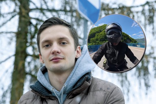 Kelionėje važiuodamas motociklu Vaidotas Grincevičius pateko į eismo įvykį: patyrė rimtą traumą