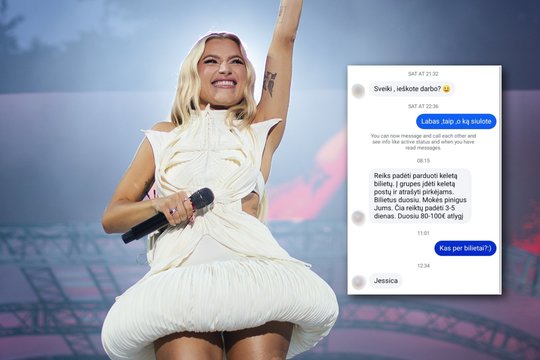 Prieš Jessicos Shy koncertą – įspėjimas: paviešinti šokiruojantys susirašinėjimai