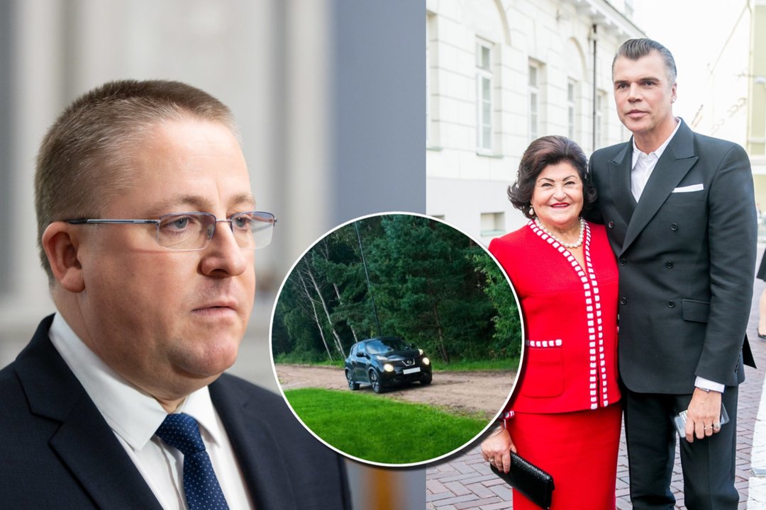 Naujas posūkis J. Statkevičiaus ir Š. Vaitkaus dramoje: prie Palangos mero namų pastebėta dizainerio mama