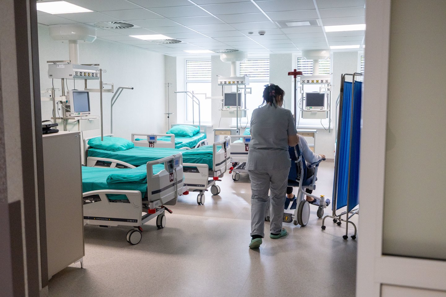 Medikai ir medicinos darbuotojai.<br>J.Kalinsko/ELTA nuotr.