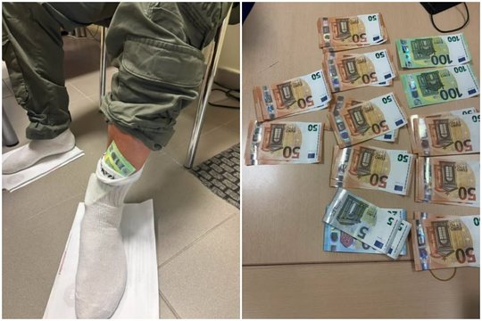 Slėptuvė kojinėje nepasiteisino – latvis gali prarasti į Rusiją gabentus grynuosius