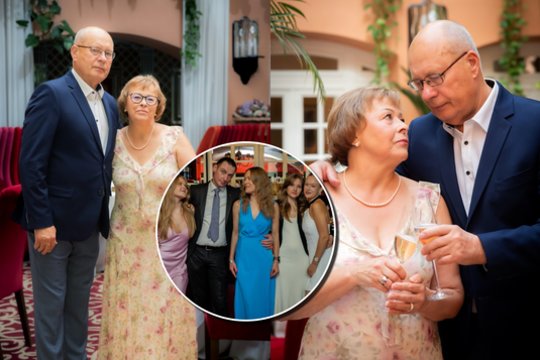 Gediminas ir Nijolė Vagnoriai atšoko auksines vestuves: dukra prabilo apie tėvų meilę ir šeimos paslaptį