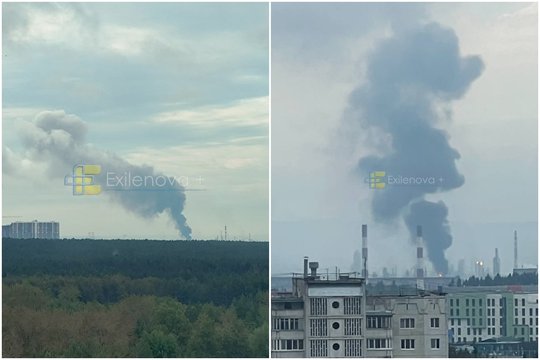 Karas Ukrainoje. Permėje – galingas dronų smūgis: liepsnoja viena didžiausių naftos perdirbimo gamyklų