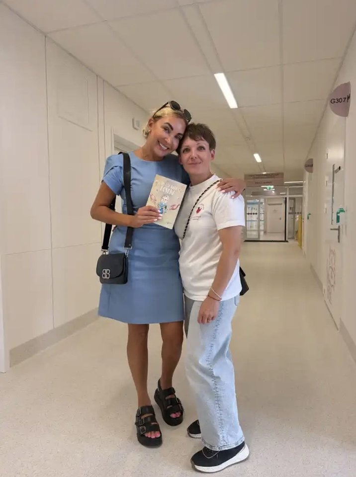 Susitikimo akimirkos ligoninėje.<br> Pranešimo žiniasklaidai nuotr.