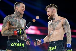 UTMA aštuntukas dėl 81 kg diržo išrikiuotas – čempionui atiteks solidi premija